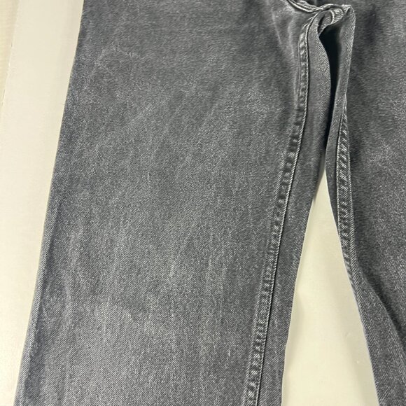 Y2K Levi's Jeans Men's Measured 34x32* 550 Relaxed Black Faded Denim Tag 34x34 - Picture 4 of 16